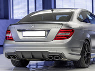 Mercedes C Class Coupe boot spoiler