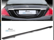 W222 S Class Carbon fibre Boot Trunk Lid Spoiler