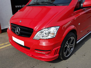 W639 Viano Front Spoiler Lip Models from 10/2010