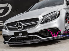 Indlæs billede til gallerivisning AMG C63 Carbon Fiber Front Splitter