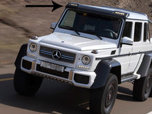 画像をギャラリービューアに読み込む, AMG G63 Style Front Roof Wing Spoiler with LED Light Bar