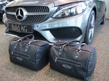 Carica l&#39;immagine nel visualizzatore di Gallery, Mercedes C Class Cabriolet C205 A205 Back Seat Bag Set