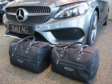 Load image into Gallery viewer, Mercedes C Class Cabriolet C205 A205 Back Seat Bag Set