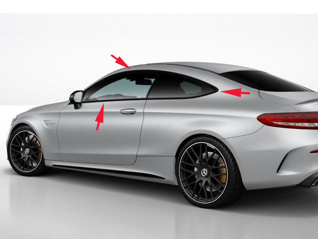 C205 C Class Coupe Windows Night Package Window Trims