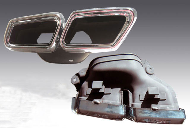 W212 E Class Estate Wagon Rear Diffuser Tailpipe Trims