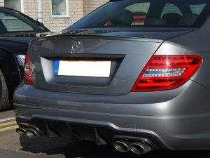 Carbon Fibre Fiber Boot Trunk Lid Spoiler W204 C Class Saloon Sedan models Mansory B STOCK