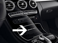 AMG Interior Badge 87mm Length x 8mm Height