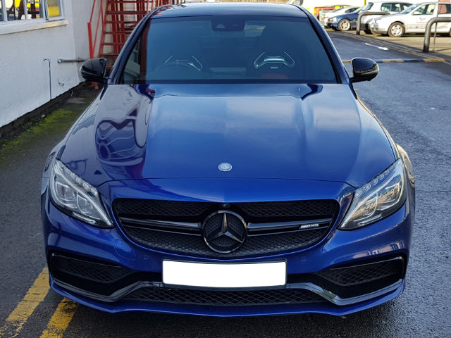 c63 amg black grill