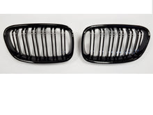 Carica l&#39;immagine nel visualizzatore di Gallery, BMW F20 F21 1 Series Kidney Grilles Gloss Black M2 Style