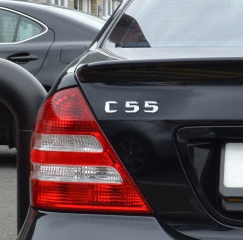 C55 boot trunk lid badge