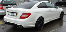 Load image into Gallery viewer, 4 pipe exhaust mercedes C Class