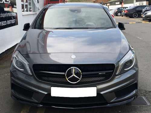 mercedes a class grille a45 style twin bar