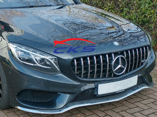 Load image into Gallery viewer, Mercedes S Class Coupe Cabriolet Panamericana Grille Chrome and Black September 2014 - December 2017