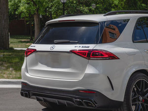 AMG GLE63 SUV Diffuser and Tailpipe package in Night Package Black or Chrome