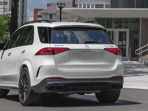 AMG GLE63 SUV Diffuser and Tailpipe package in Night Package Black or Chrome