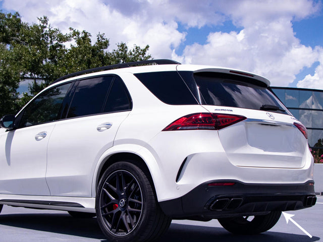 AMG GLE63 SUV Diffuser and Tailpipe package in Night Package Black or Chrome