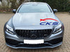 Mercedes AMG C63 Panamericana GT GTS Gloss Black AMG C63 ONLY OEM Grille FACELIFT 2019+ MODELS ONLY