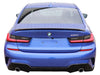 BMW 3 Series G20 G21 M Performance Sport Gloss Black Rear Diffuser 3 PC SET