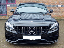 Afbeelding in Gallery-weergave laden, AMG C63 GTS Panamericana Gloss Chrome &amp; Black AMG C63 ONLY OEM Grille FACELIFT 2019+