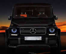 Load image into Gallery viewer, W463 G Wagen LED Headlamps in Black Left Hand Drive Vehicles 1986-2009