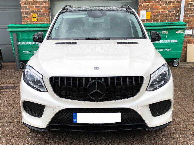 mercedes gle gt panamericana grille black w166 suv