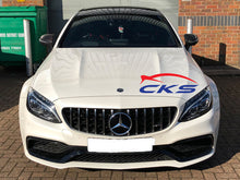 Load image into Gallery viewer, Mercedes C63 Panamericana GT grille Chrome &amp; Black