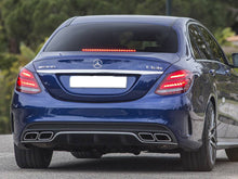 Load image into Gallery viewer, AMG C63 Diffuser &amp; Exhaust Tailpipes Package W205 S205