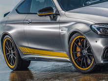 Carica l&#39;immagine nel visualizzatore di Gallery, AMG C63 S Edition 1 Coupe Cabriolet Side Sill Trim Panels Gloss Black