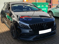 mercedes a class black panamericana gt grill