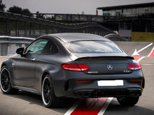 画像をギャラリービューアに読み込む, AMG C63 S Coupe Boot Trunk Lid Aero Spoiler Facelift 2019+ Night Package Black A2057901900