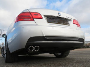 BMW E92 E93 318D 320D Performance Exhaust Twin Tailpipe