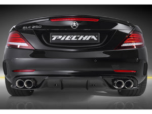R172 SLC Piecha RS Rear Diffuser insert and tailpipe package AMG Line and SLC43