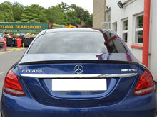 Indlæs billede til gallerivisning AMG C63 W205 Carbon Fibre Boot Trunk Spoiler Saloon