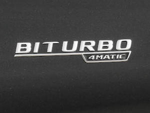 Mercedes BiTurbo 4MATIC emblem badge Set NEW AMG 2016+ MODELS