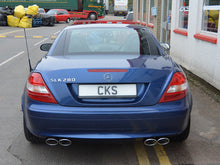 Load image into Gallery viewer, R171 SLK Sport Quad tailpipe Exhaust All models except SLK55