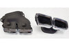 Genuine C63 Tailpipe Trims Set Chrome finish