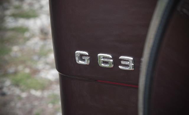 G63 boot trunk badge