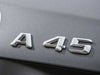 AMG A45 Boot Trunk lid badge in Chrome