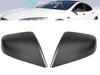 Carbon fibre mirror covers Matt finish Tesla S from 06/2012