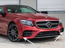 Afbeelding in Gallery-weergave laden, Mercedes E Class Saloon Estate W213 S213 AMG Bumper flaps AMG E53 Look Gloss Black OEM