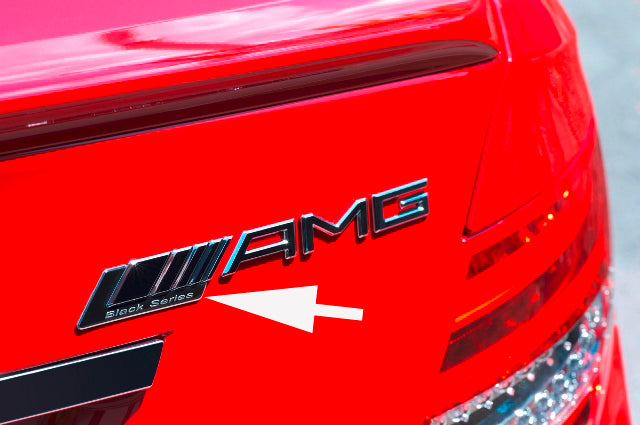 AMG Black Series Badge for AMG boot lid badge