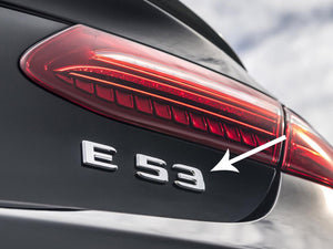 E53 Boot badge emblem