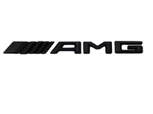 Afbeelding in Gallery-weergave laden, AMG Boot Trunk lid Badge 142mm Length x 13mm Height Satin Black