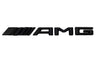 AMG Boot Trunk lid Badge 185mm Length x 18mm Height Satin Black