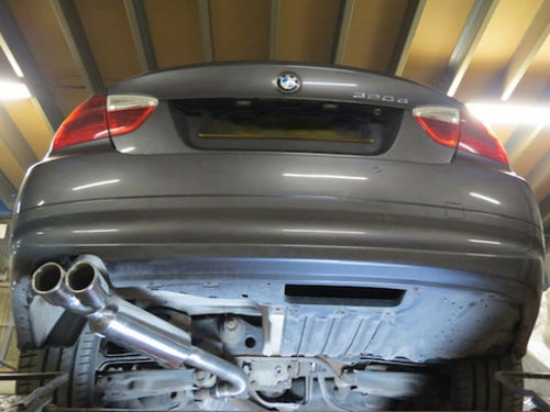 BMW E90 E91 318D 320D Performance Exhaust Twin Tailpipe