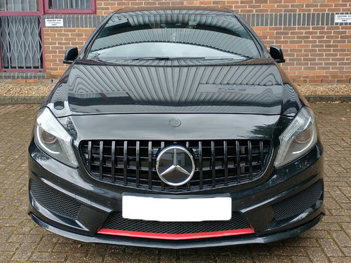 mercedes a class black gt panamericana grill