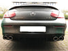 AMG C43 Facelift Diffuser & Exhaust Tailpipes Package C205 A205 Night Package Black OR Chrome