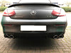 AMG C43 Facelift Diffuser & Exhaust Tailpipes Package C205 A205 Night Package Black OR Chrome