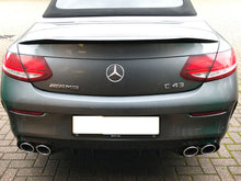 Afbeelding in Gallery-weergave laden, AMG C43 Facelift Diffuser &amp; Exhaust Tailpipes Package C205 A205 Night Package Black OR Chrome - High quality aftermarket