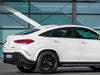 AMG GLE63 Coupe Diffuser and Tailpipe package in Night Package Black or Chrome